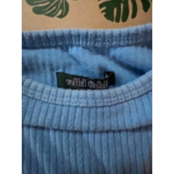Wild Fable S Blue Crop Top - Picture 6 of 7